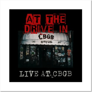 at the drive in live at cbgb Posters and Art